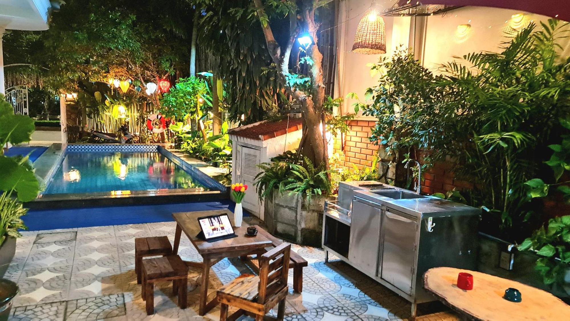 Minh Trang Villa Hoi An -Bbq Garden Exterior photo